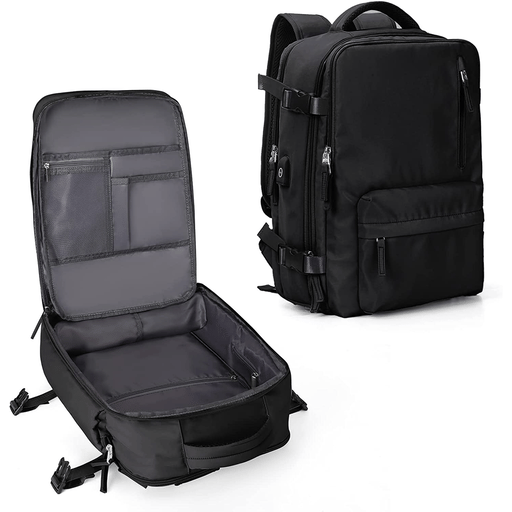 (31x45cm) Water-resistant Travel Bag with Shoe/Wet Compartment/Laptop