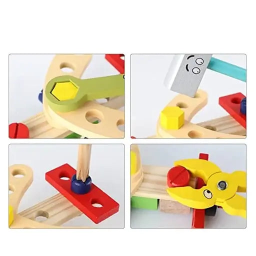 Lernspielzeug Werkzeug Set 36-tlg. – Kinder Handwerker Koffer