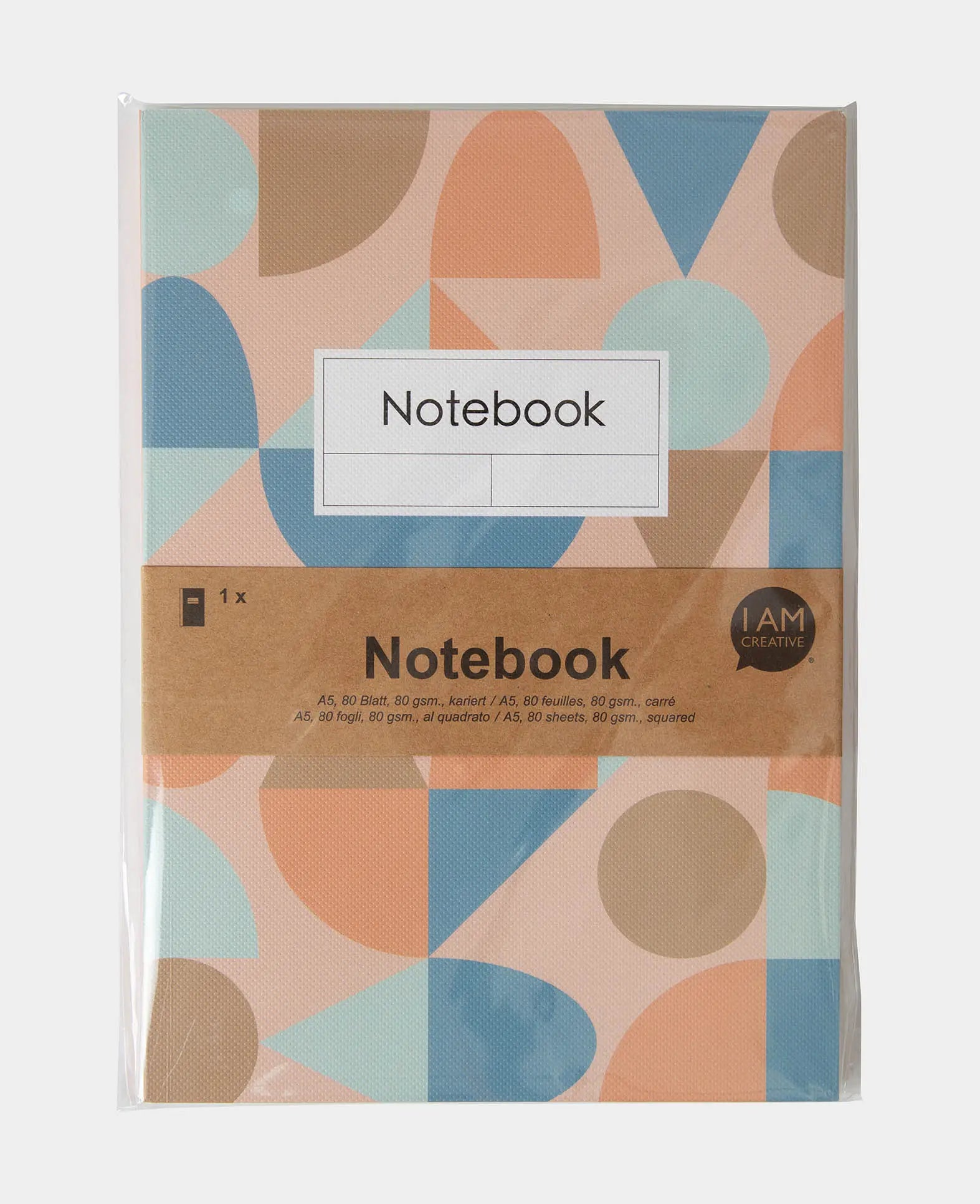 Notizbuch A5, Rosa, 80 Blatt