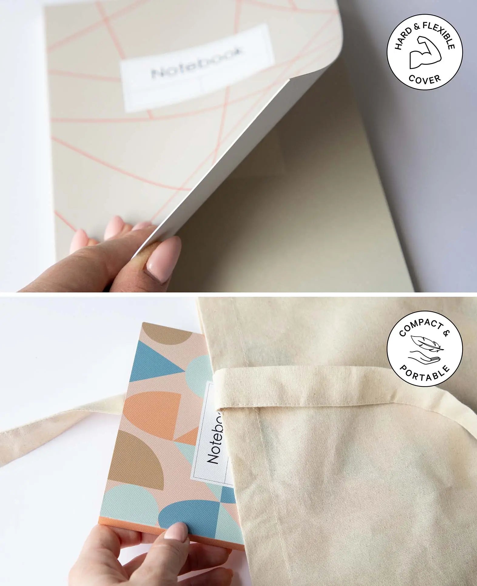 Notizbuch A5, Gelb, 80 Blatt
