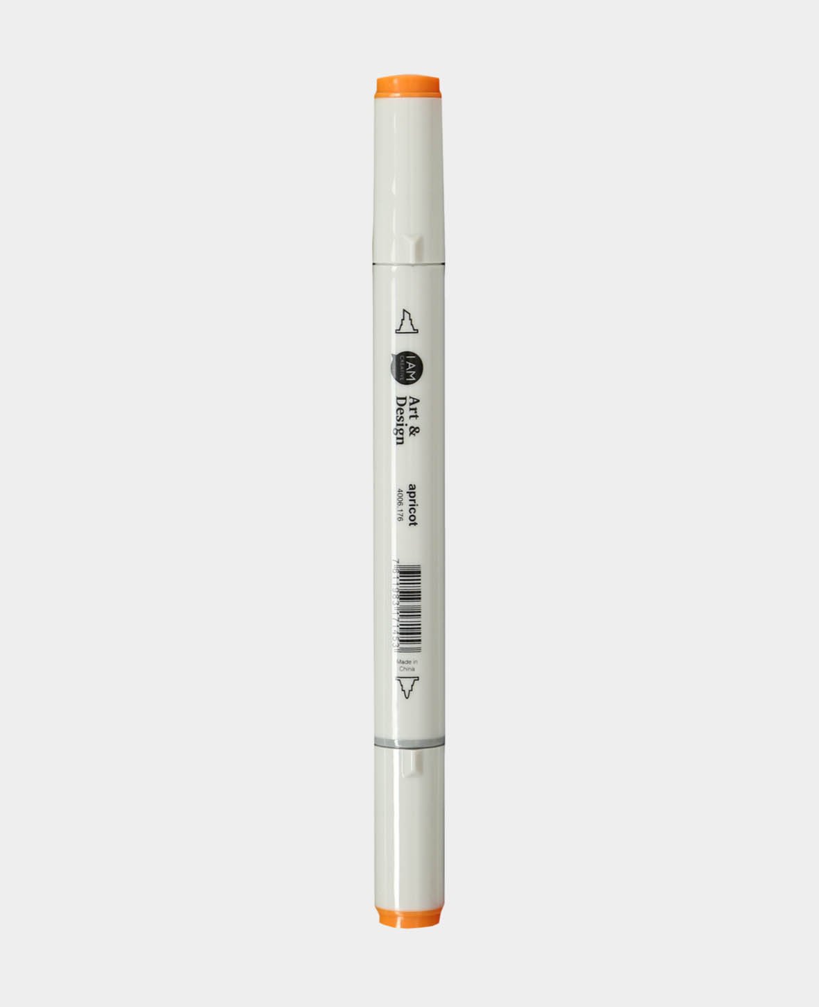 Art & Design Marker, dual-tip felt pen, waterproof, Apricot, line width 1 - 7 mm