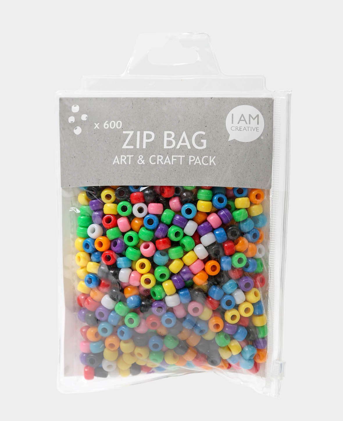 Zip Bag Jewelry Beads, 600 pcs.