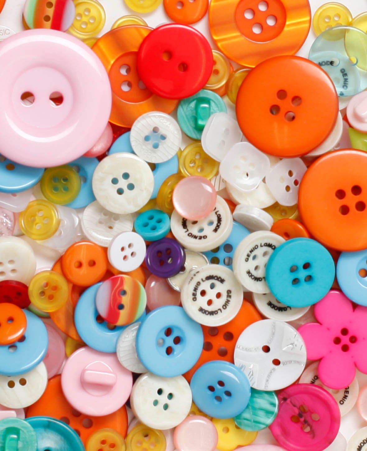 Zip Bag Buttons, 200 g