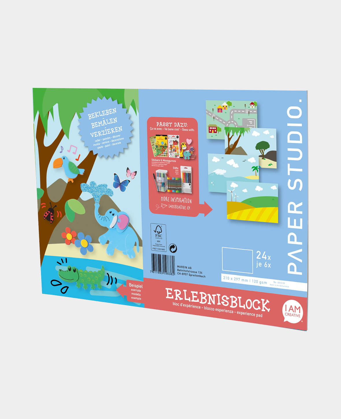Erlebnisblock Jungen A4, 24Bl.