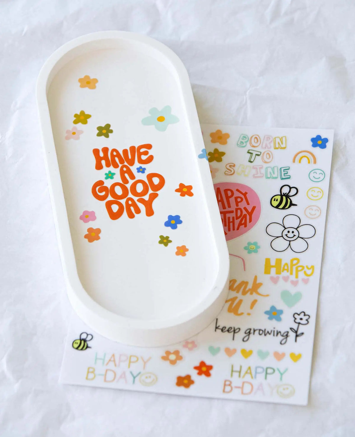 Rub-On Sticker Geburtstag, Bunt, 14.5 x 21 cm (A 5), 1 Blatt