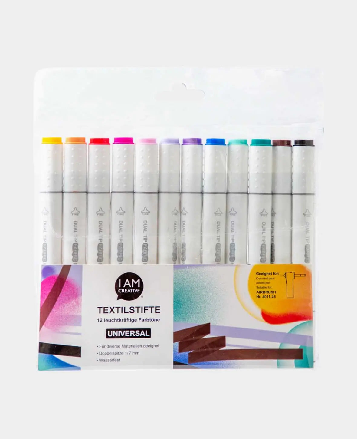 Textile Pens, Replacement Nibs for Airbrush 4011.25, 12 pcs.