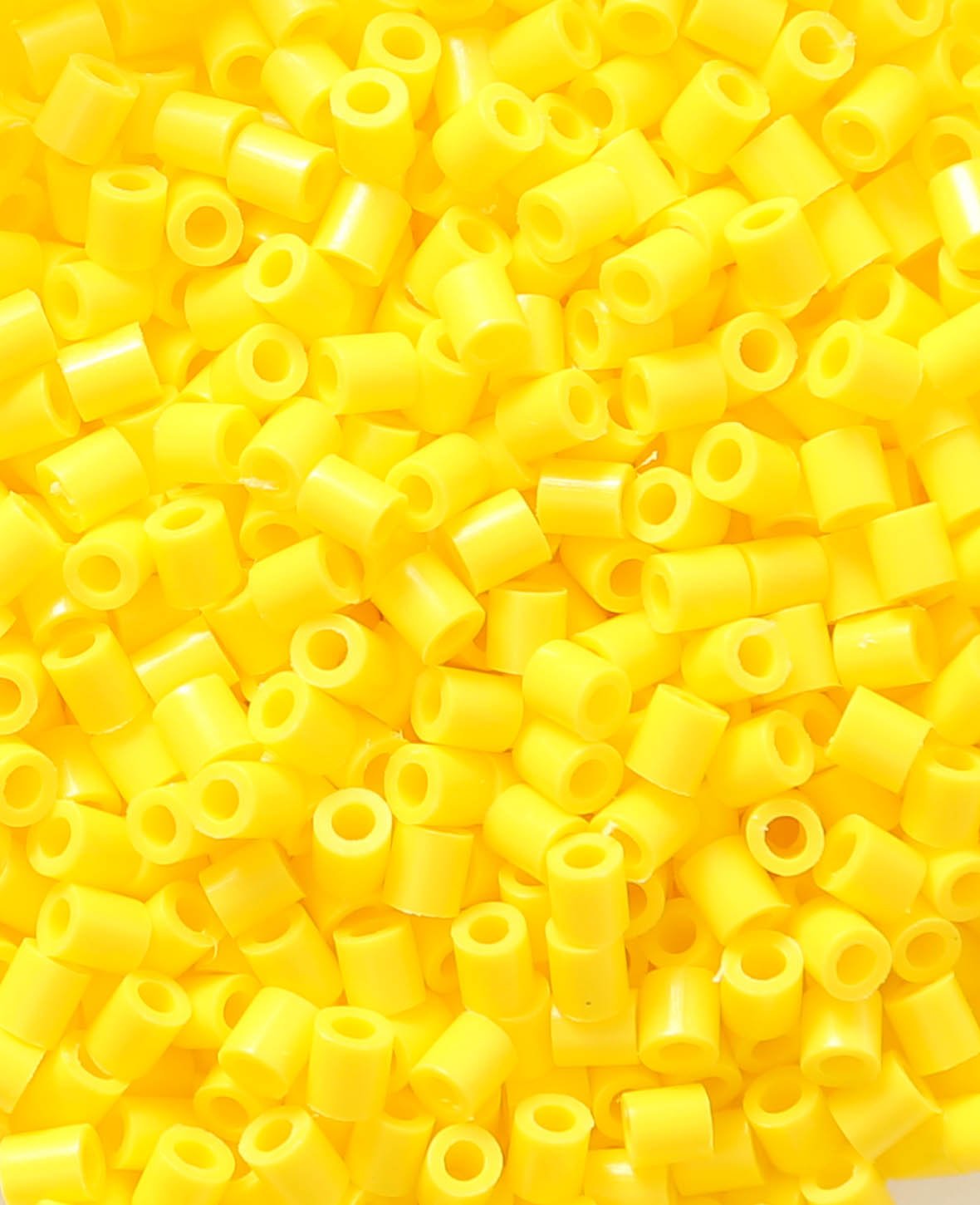 Iron-on beads in a bag, Yellow, ø 5 mm, 1,000 pieces