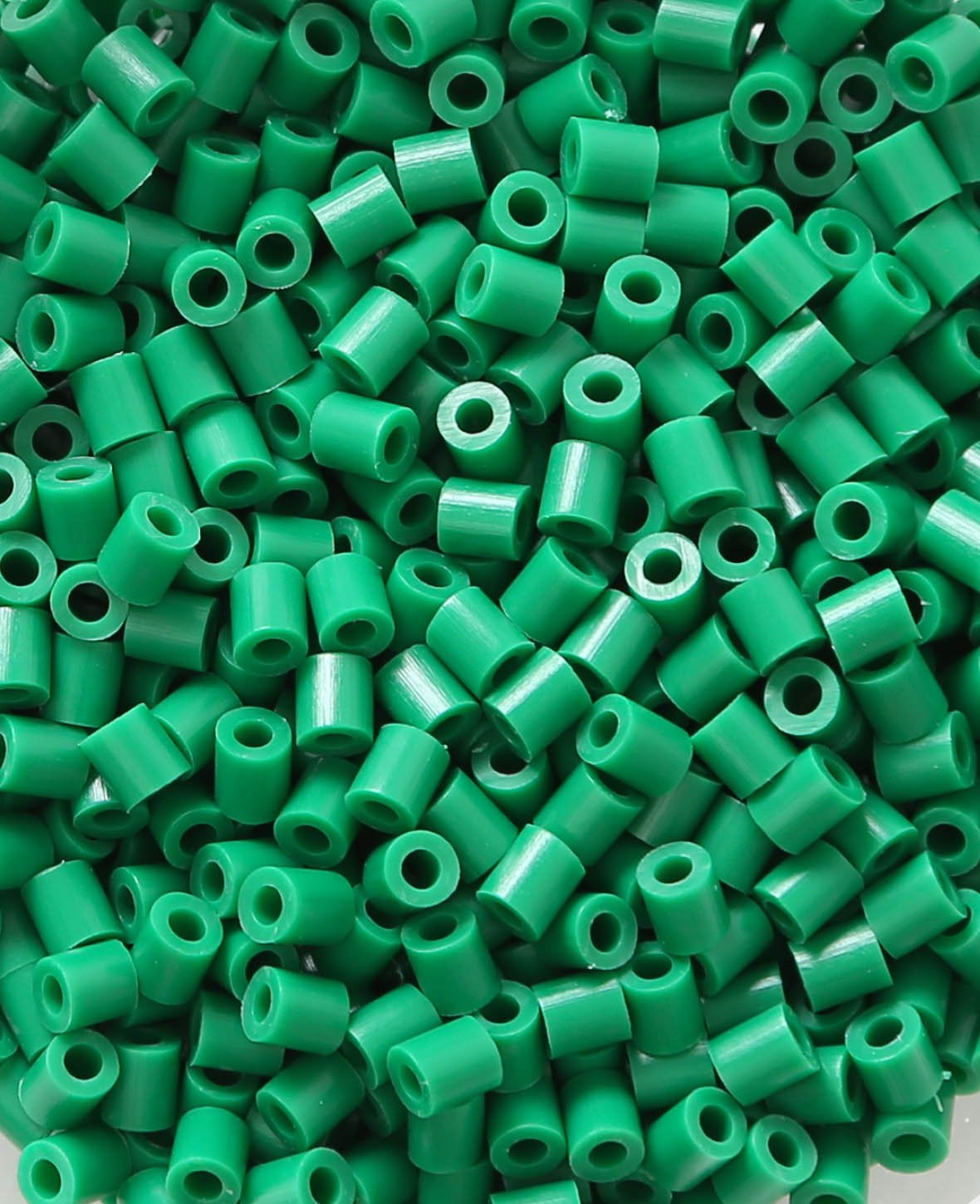 Iron-on beads in a bag, green, ø 5 mm, 1,000 pieces