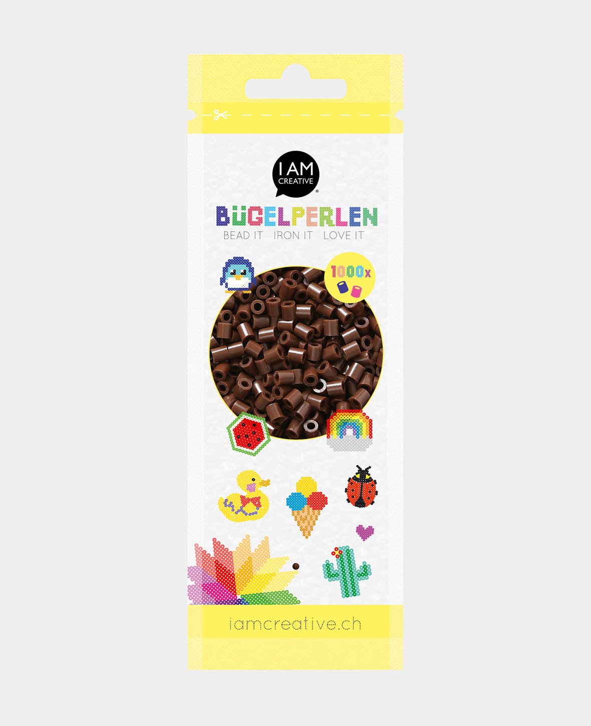 Iron-on beads in a bag, ø 5 mm, 1,000 pieces