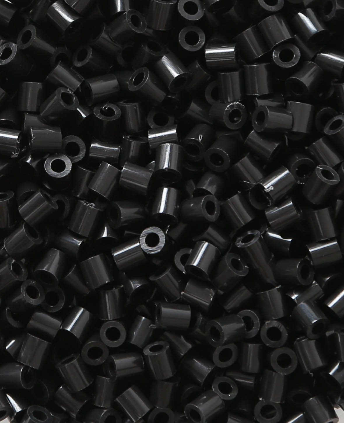 Iron-on Beads in Bag, Black, ø 5 mm, 1,000 pieces