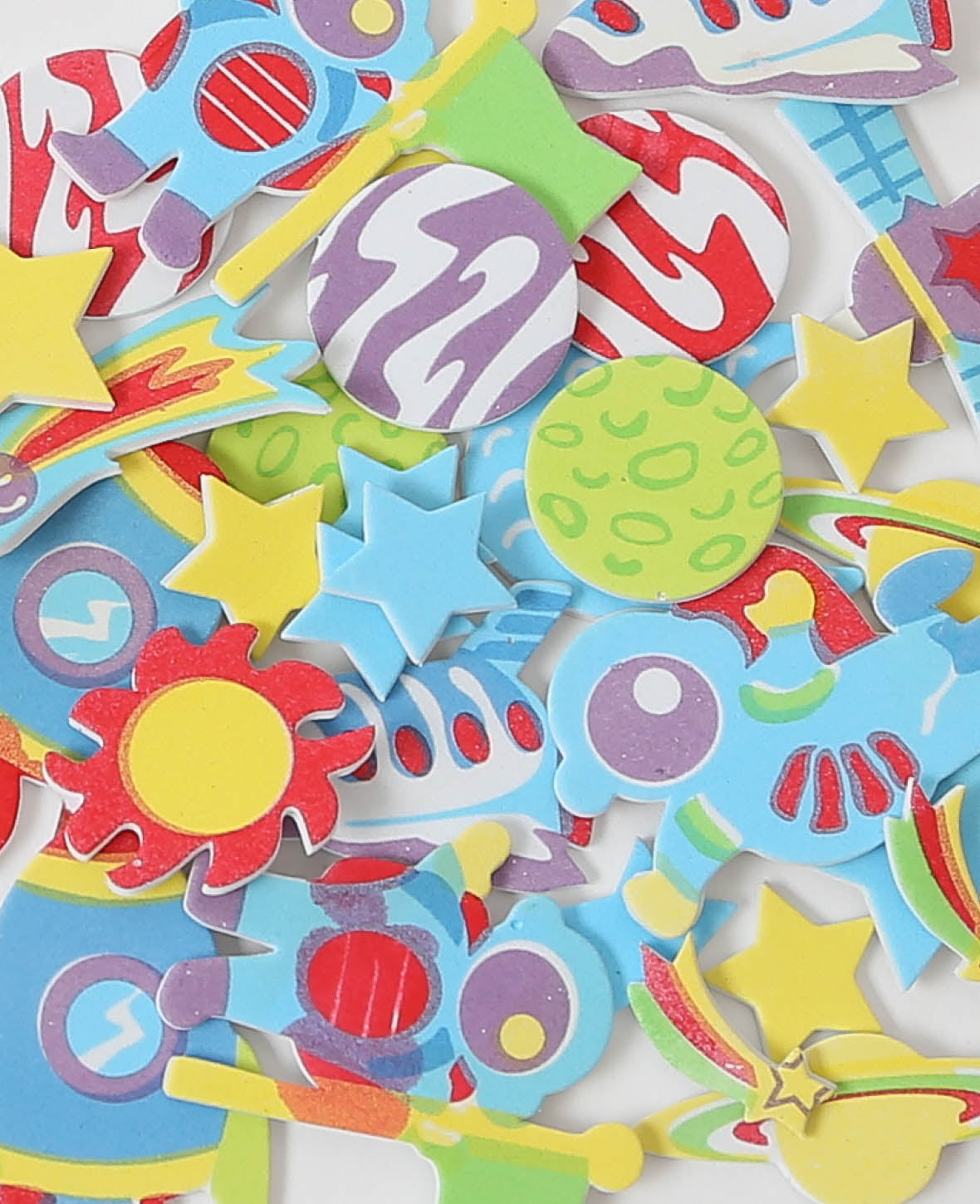 Foam Sticker Space, 2-5 cm, 40 pcs.