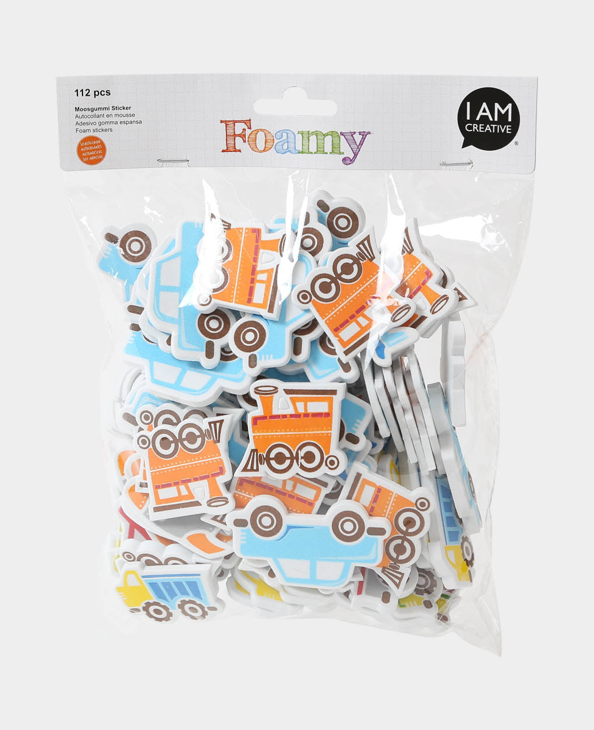 Foam rubber transport, approx. 3.5-7 cm, 112 pieces