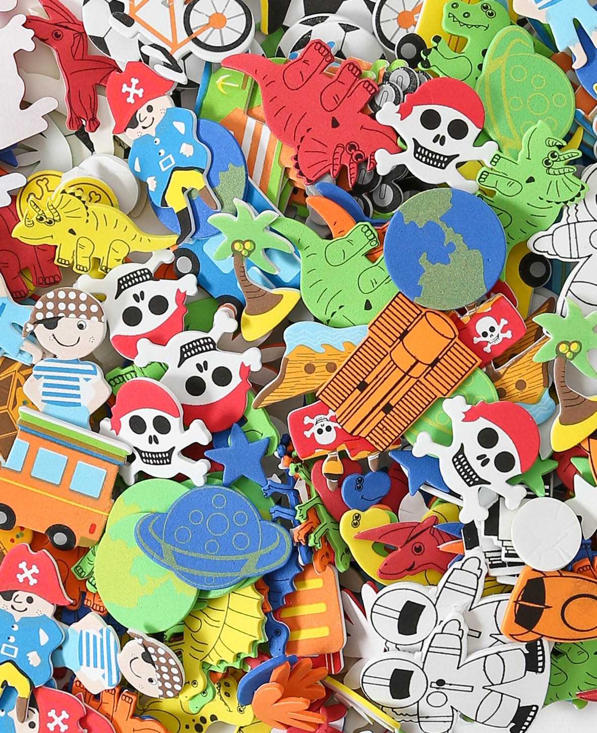Foam Rubber Sticker Big Pack, 398 pcs.