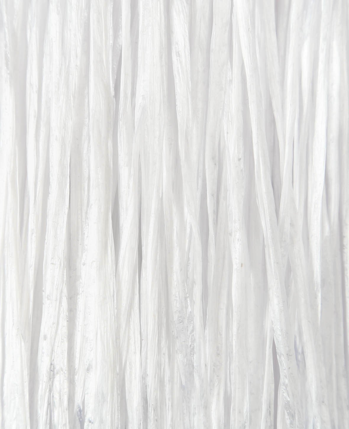 Shiny raffia, white, 20 m