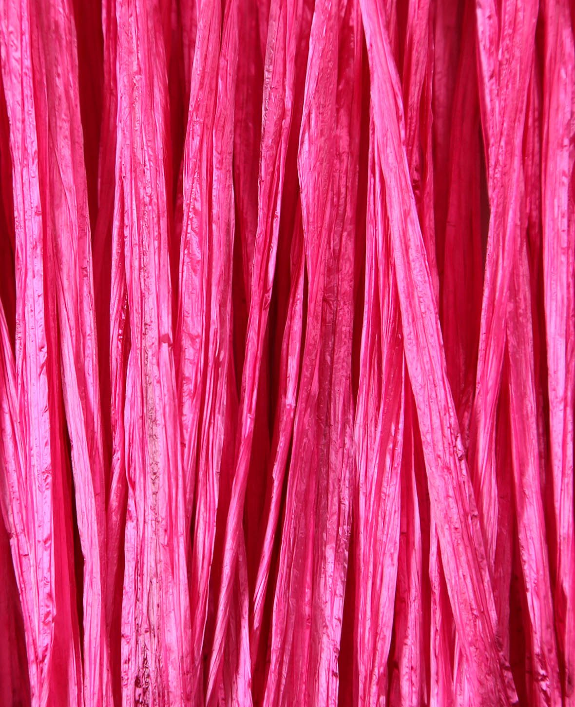Metallic raffia, pink, 20 m