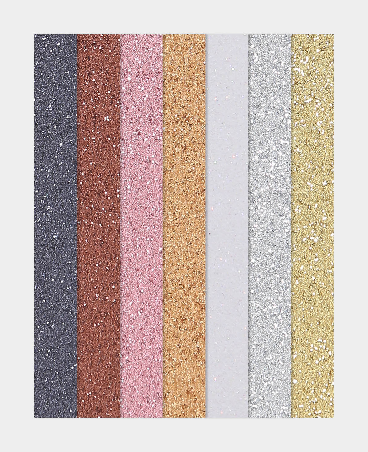Glitterpapier Set A4, 10 Stk.