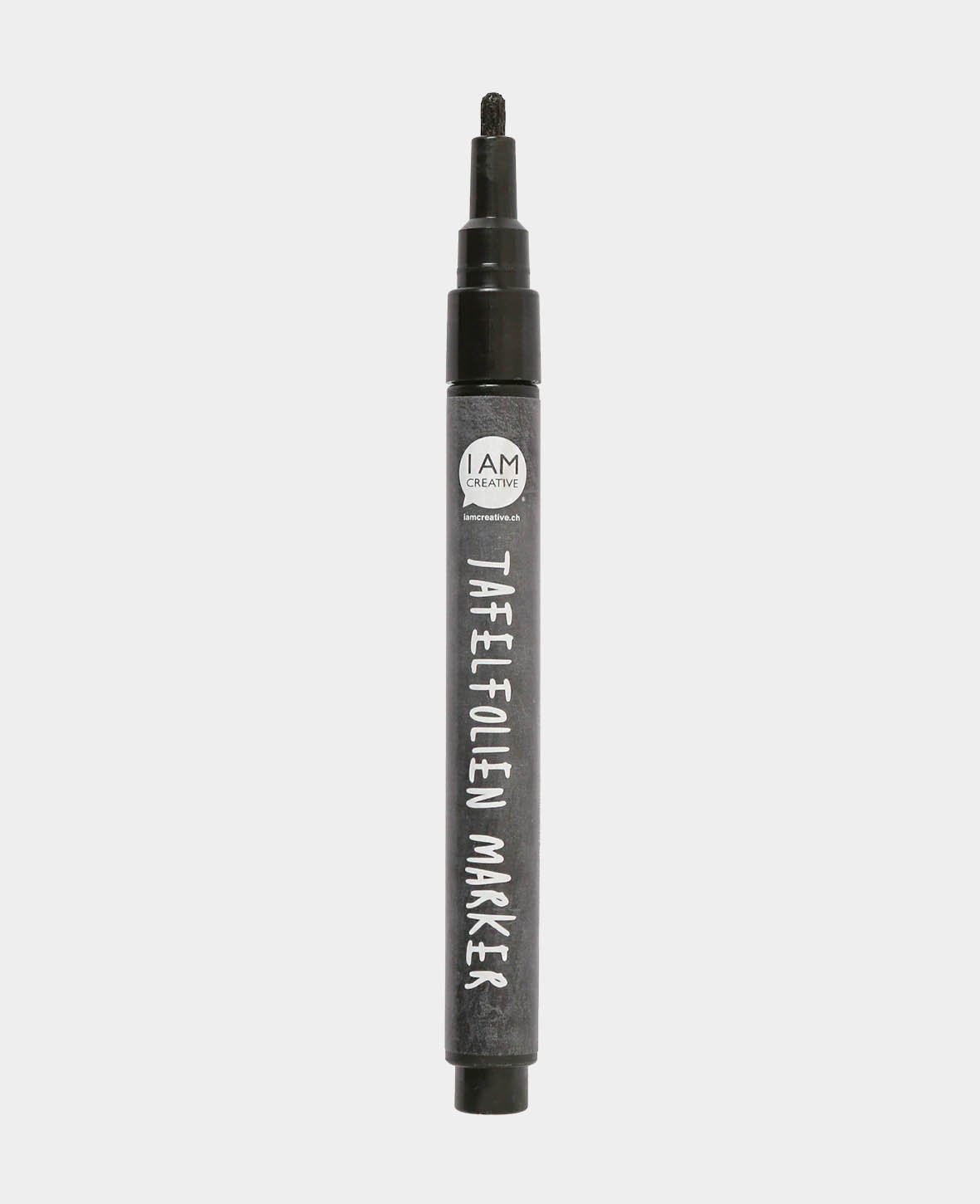 Tafelfolien Marker, Stift für Whiteboard- und Wandtafelfolien, schwarz, ø 1 cm, Kugelspitze