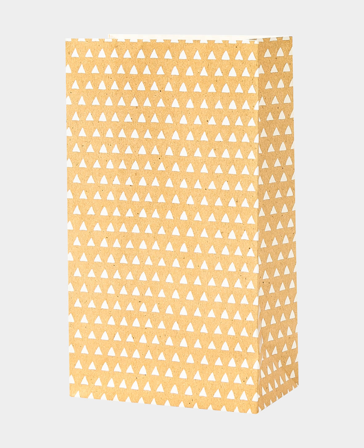 Sac cadeau brun, 12 x 21 cm, 3 p.