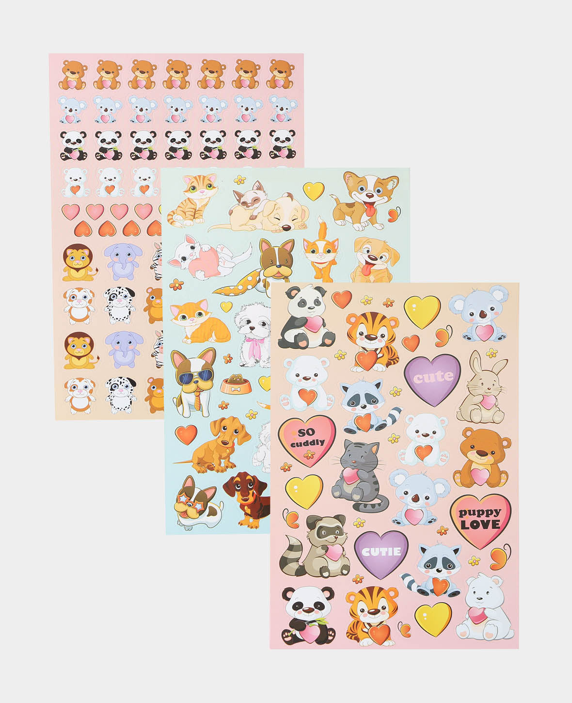 Stickerbook Haustiere, Bunt, 15 x 24 cm