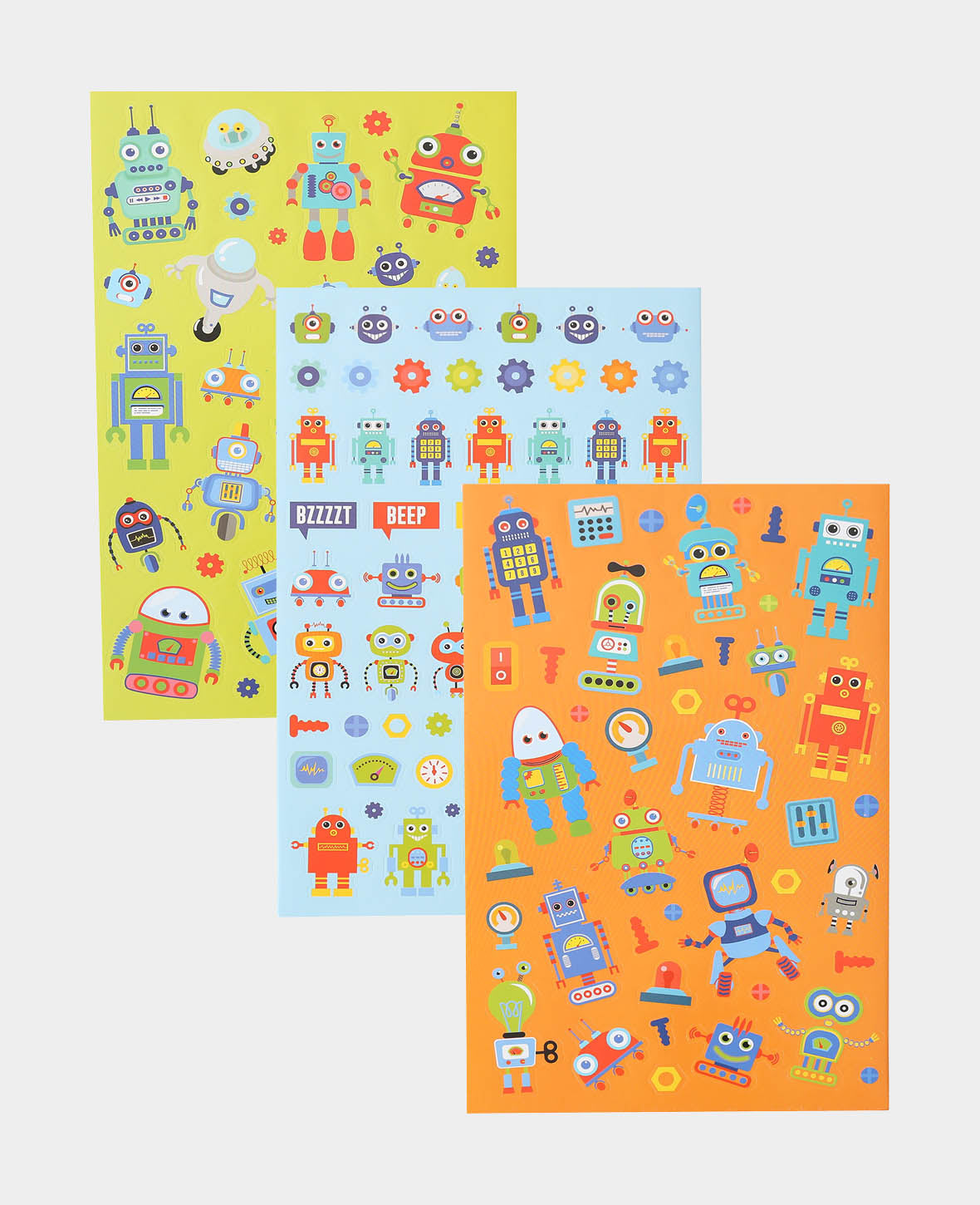 Stickerbook Roboter, Bunt, 15 x 24 cm