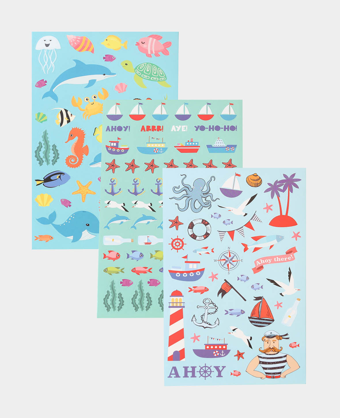 Stickerbook Maritim, Bunt, 15 x 24 cm