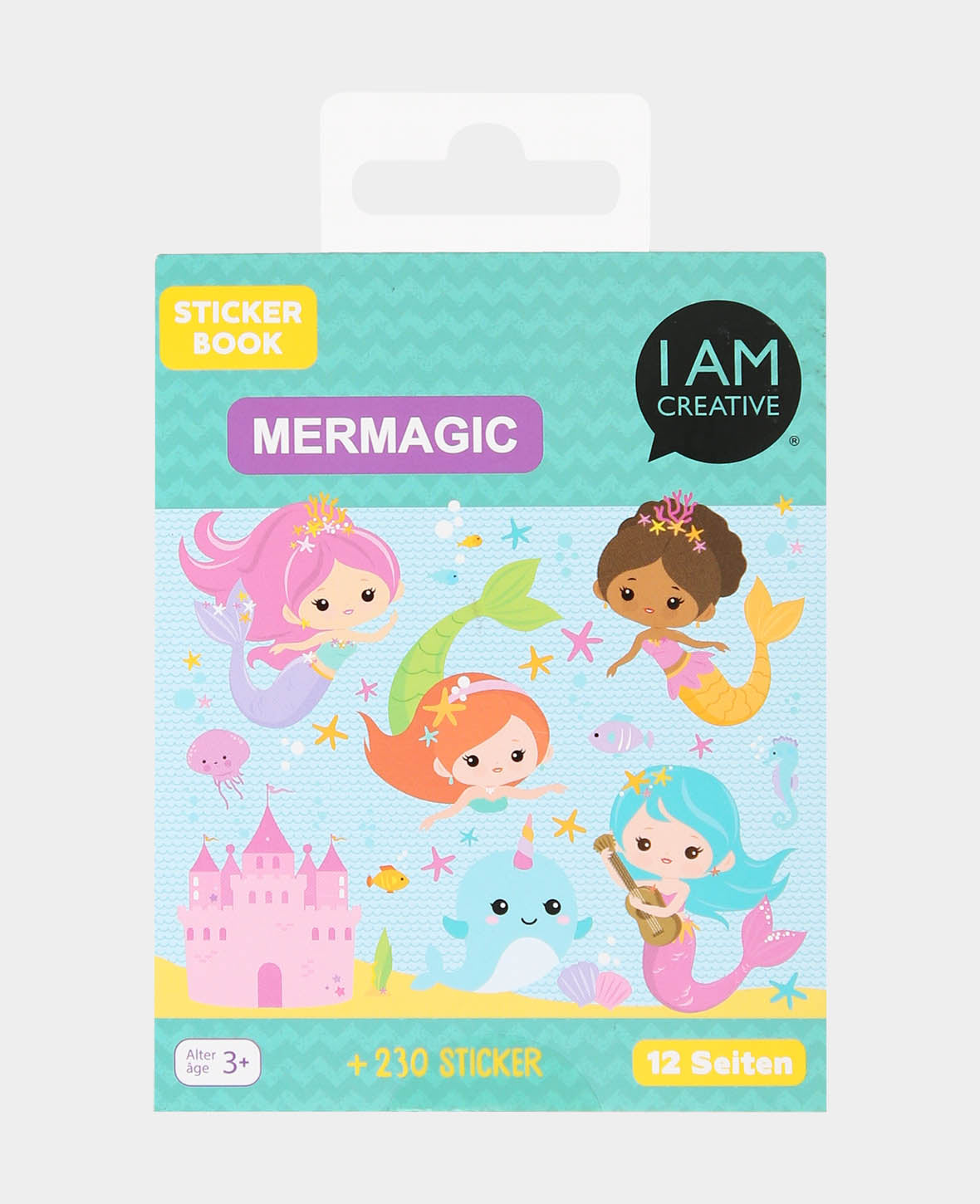 Mini Stickerbook Sea Magic, Bunt, 9 x 11.5 cm