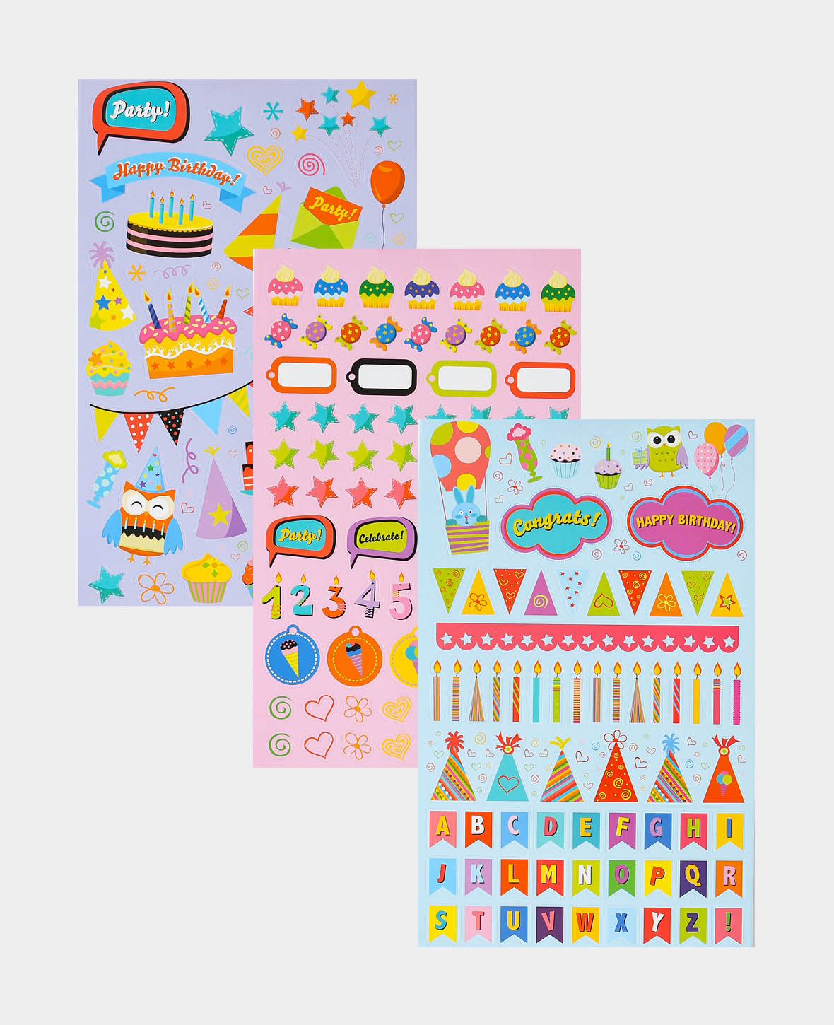 Stickerbook It's my Party, Bunt, 15 x 24 cm