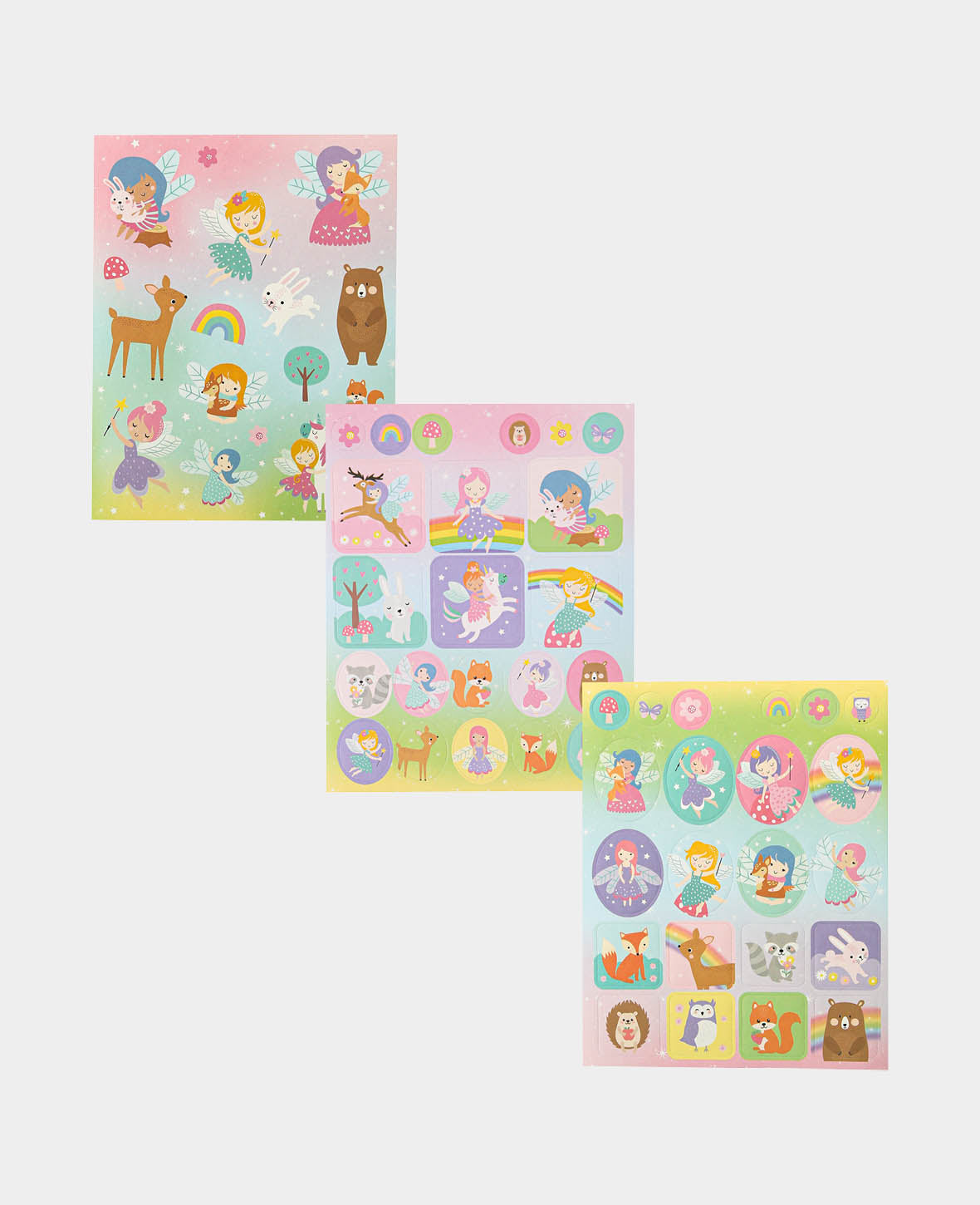 Mini Stickerbook Fairies, Bunt, 9 x 11.5 cm