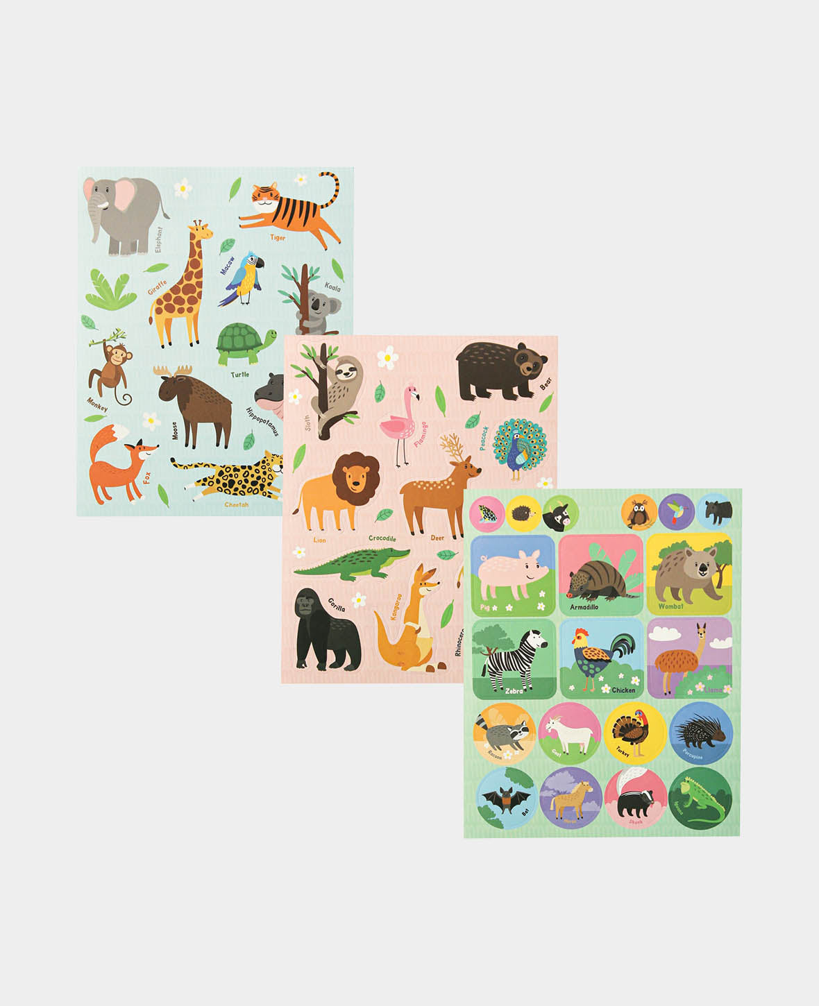 Mini Stickerbook Jungle, Bunt, 9 x 11.5 cm