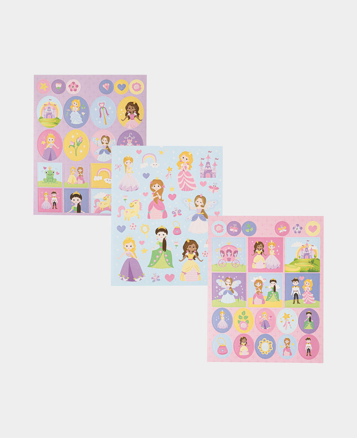 Mini Stickerbook Princess, Bunt, 9 x 11.5 cm
