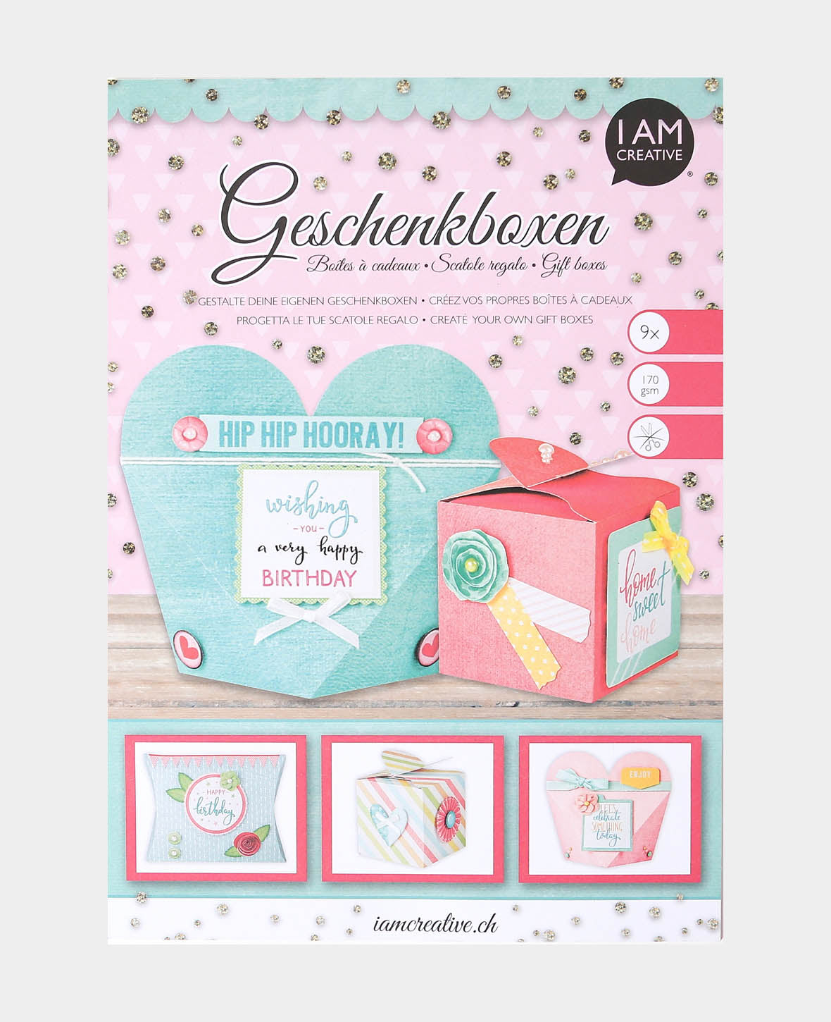 Gift Box Pad, 21 x 29.7 cm, 12 sheets