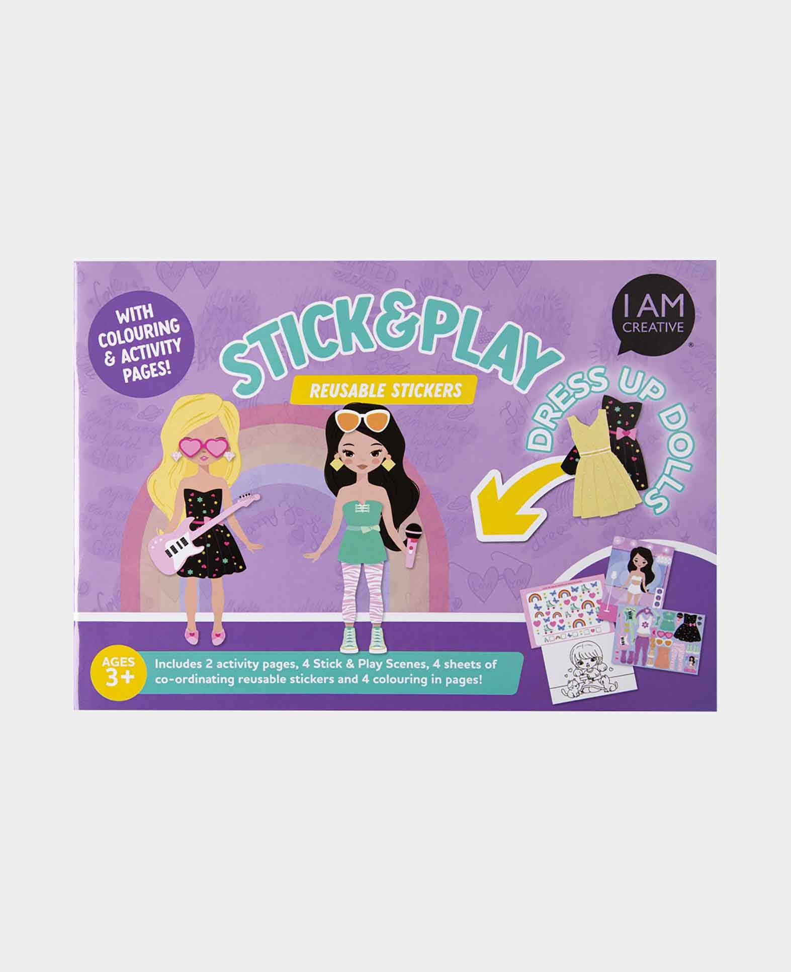 Stick and Play-Buch Dress Up, A5, 1 Buch