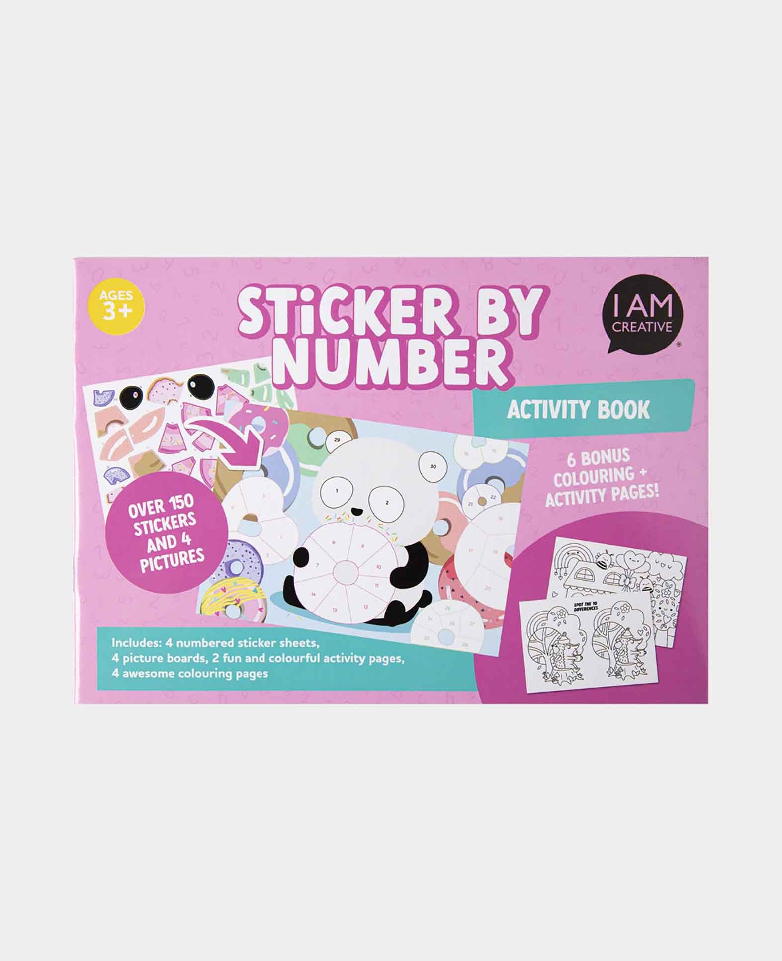 Sticker par numéros Mignon, A5, 1 livre