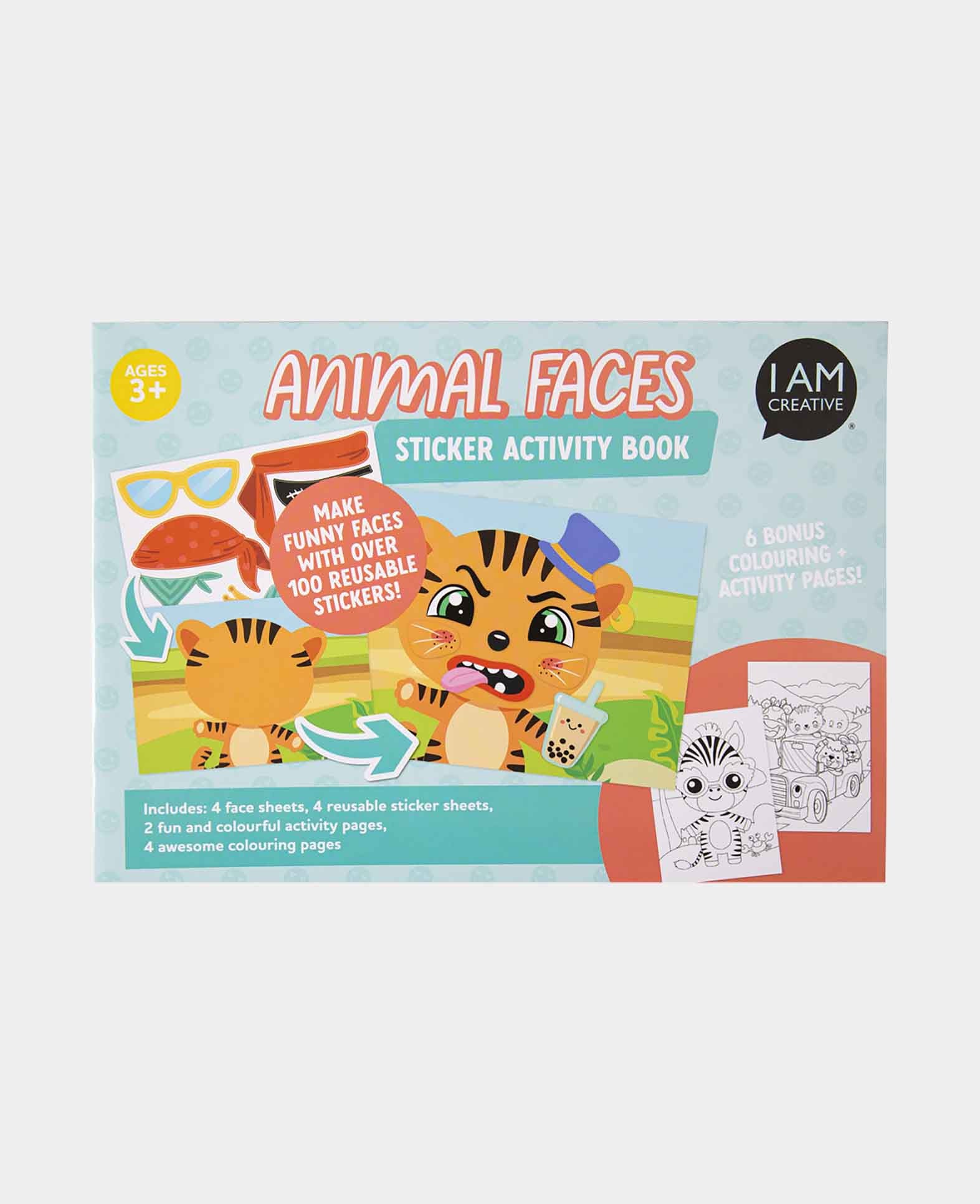 Stickerbuch Make a Face Anime, A5, 1 Buch