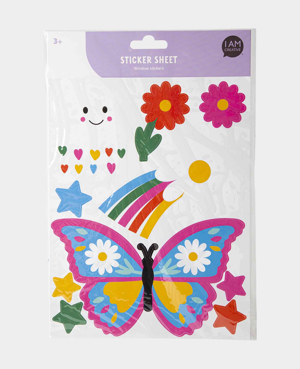 Stickers pour fenêtre Big Dream, 20 x 30.5 cm, 1 feuille