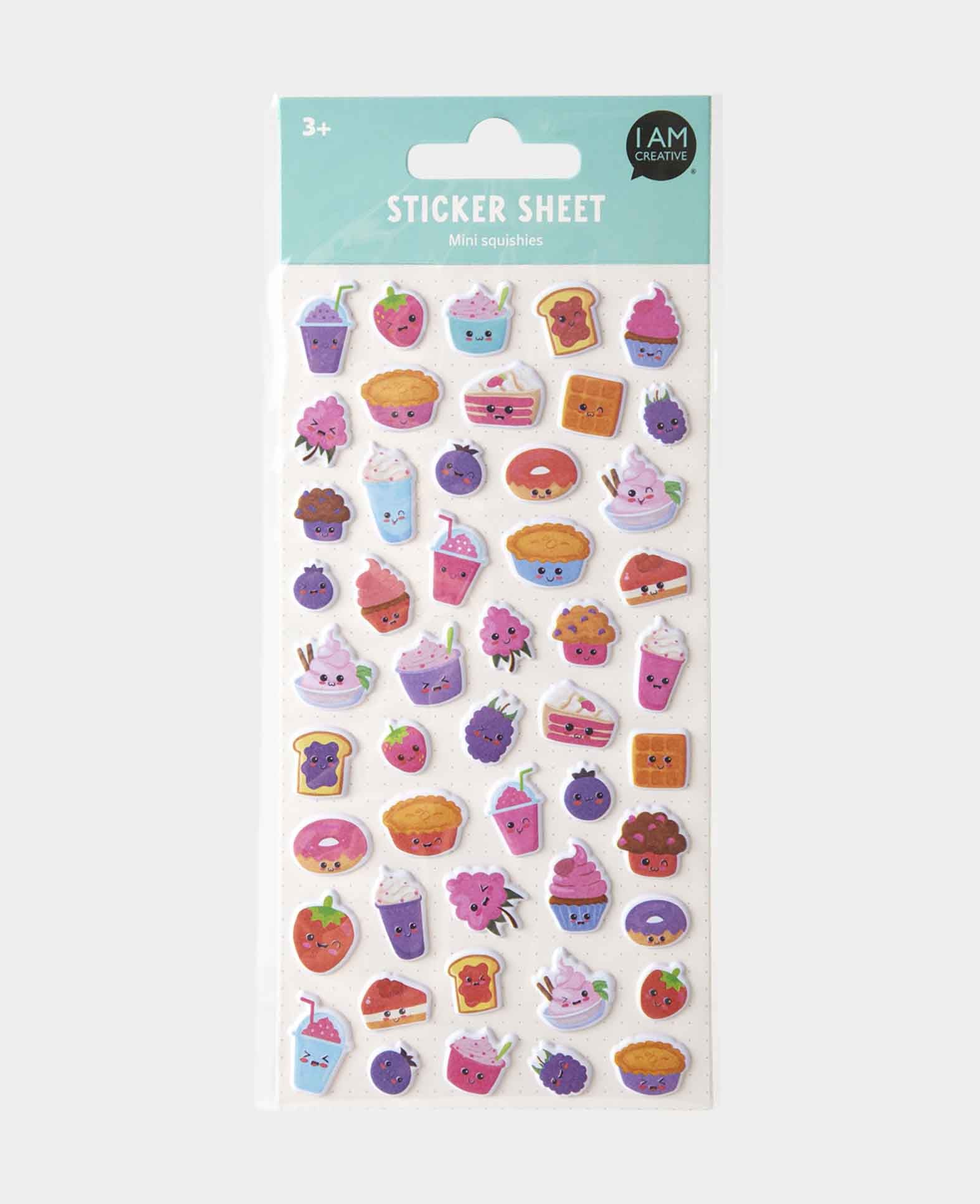 Mini-Sticker Puffy Smoothie, 9 x 21 cm, 1 Bogen