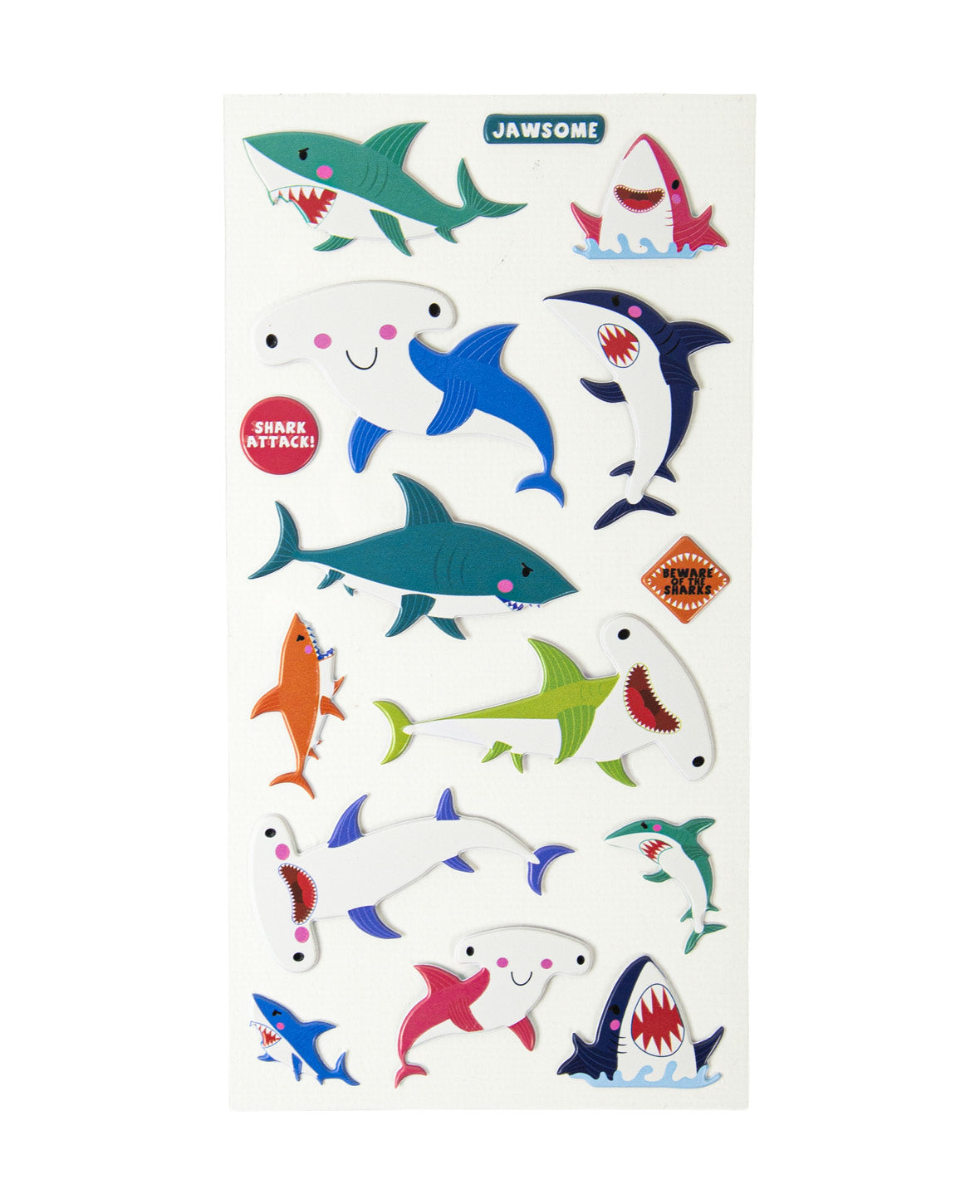 Puffy-Sticker Glow in the Dark, Haie
