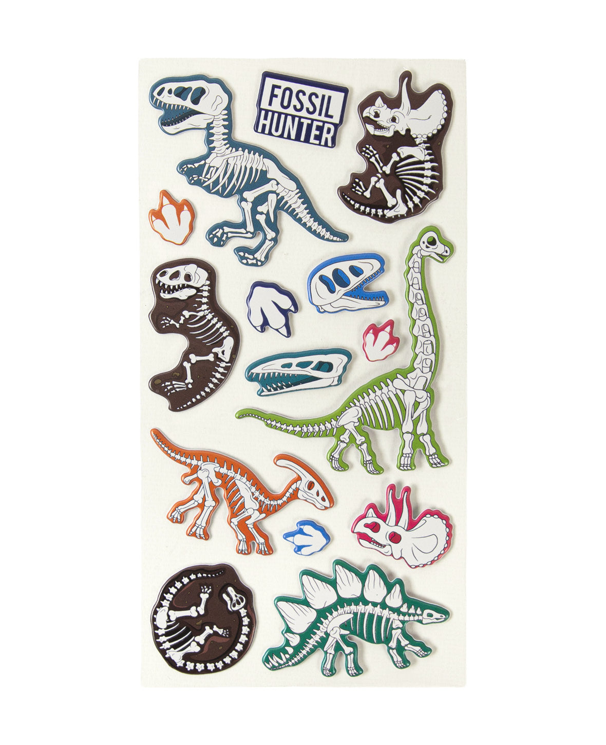 Puffy-Sticker Glow in the Dark, Dinosaurier