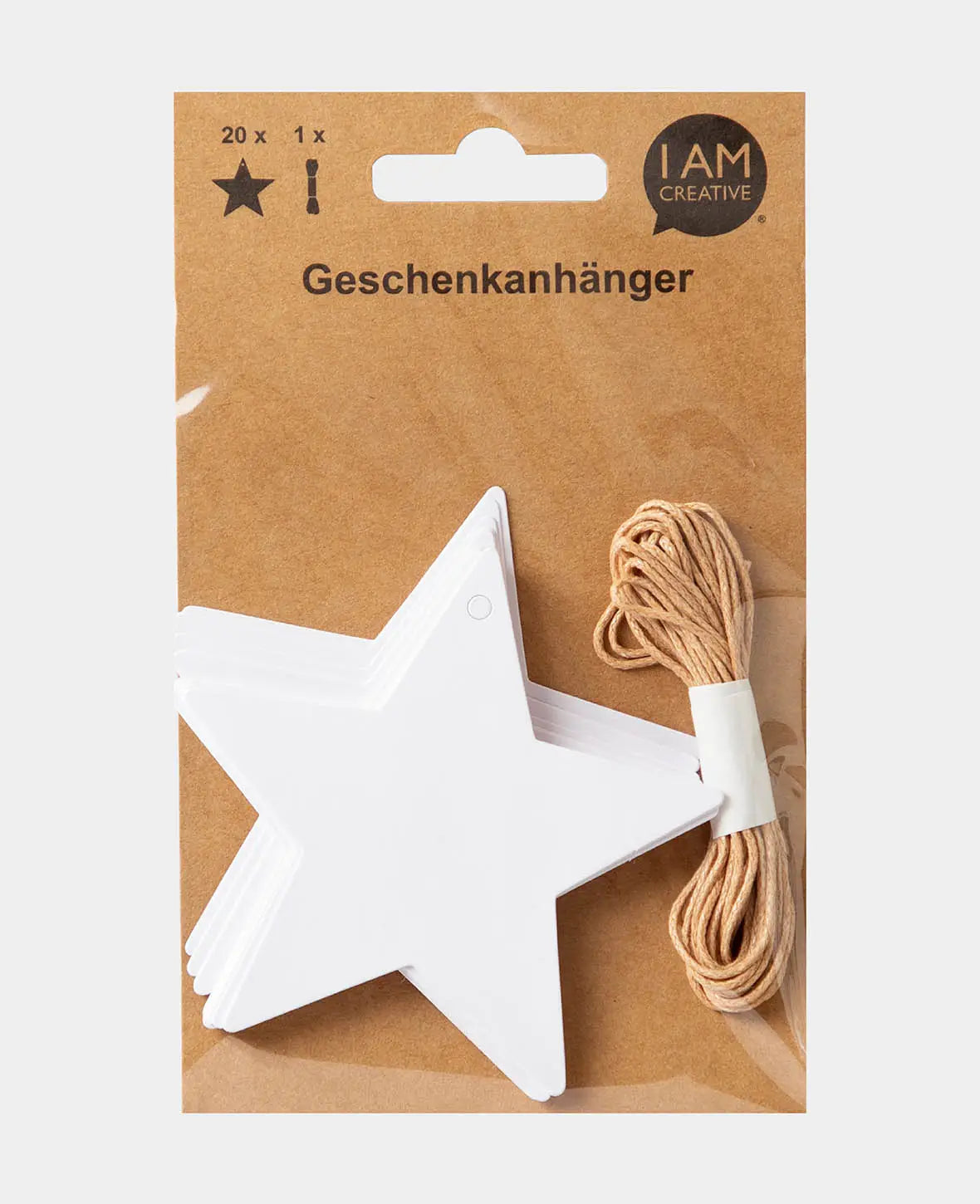 Geschenkanhänger Stern I, 20 Stk.