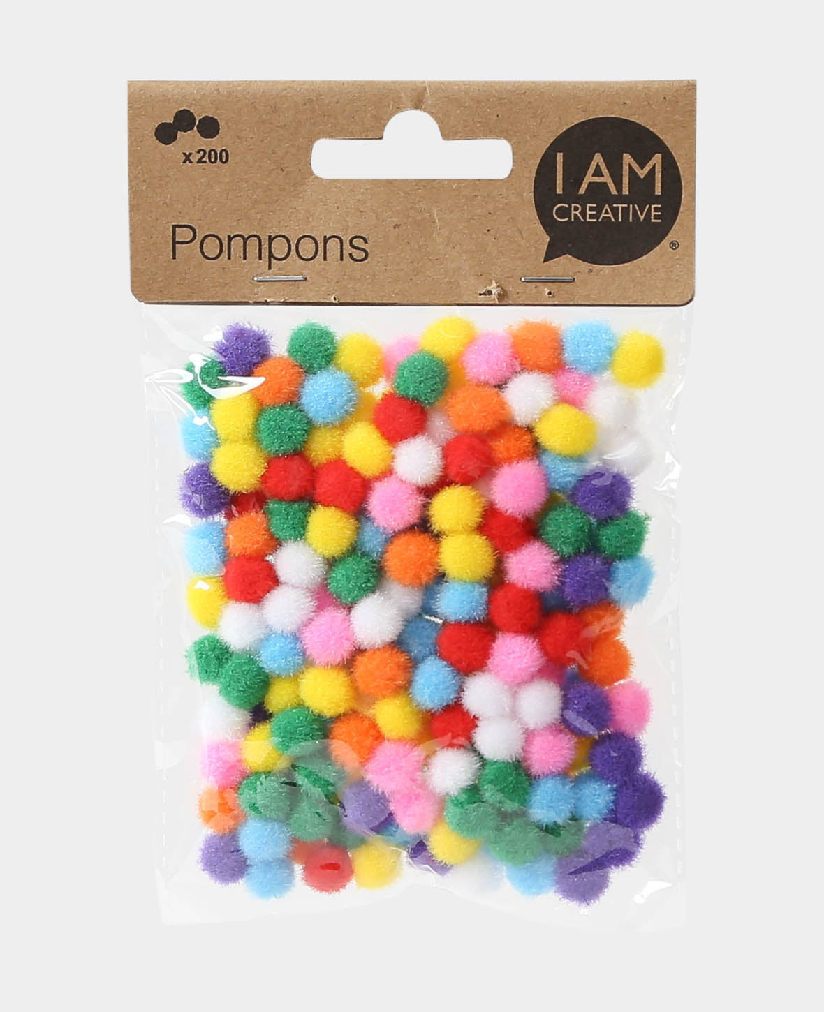 Pompons ø 10 mm, assortiert