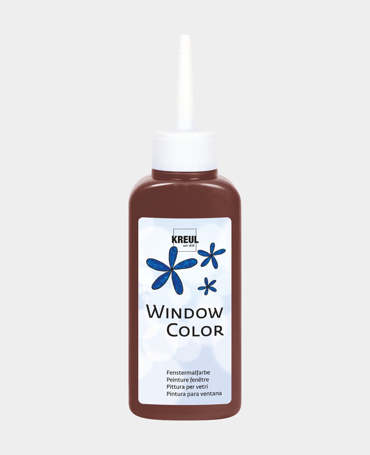 KREUL Window Color, Dark Brown, 80 ml