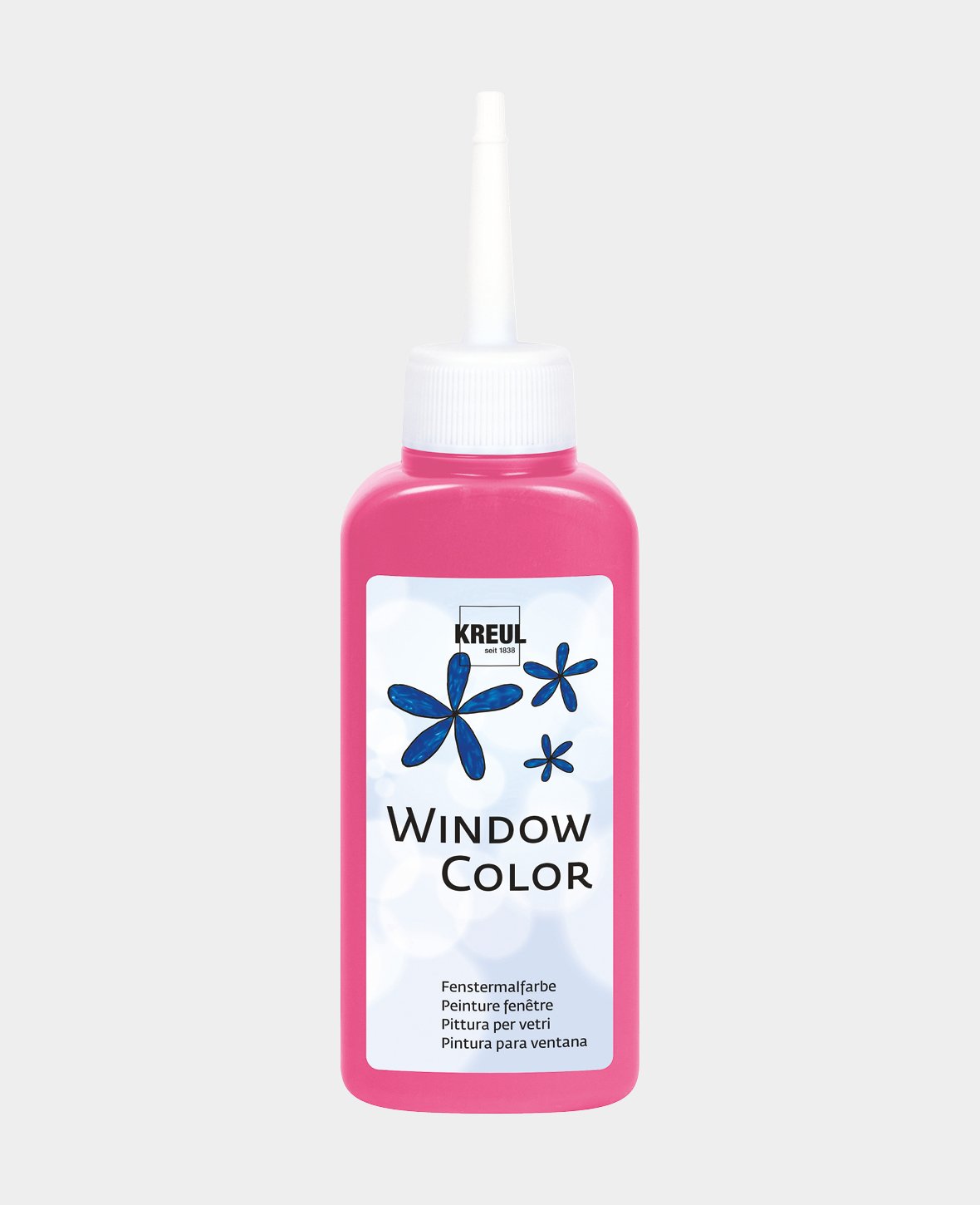 KREUL Window Color, Leucht-Pink, 80 ml