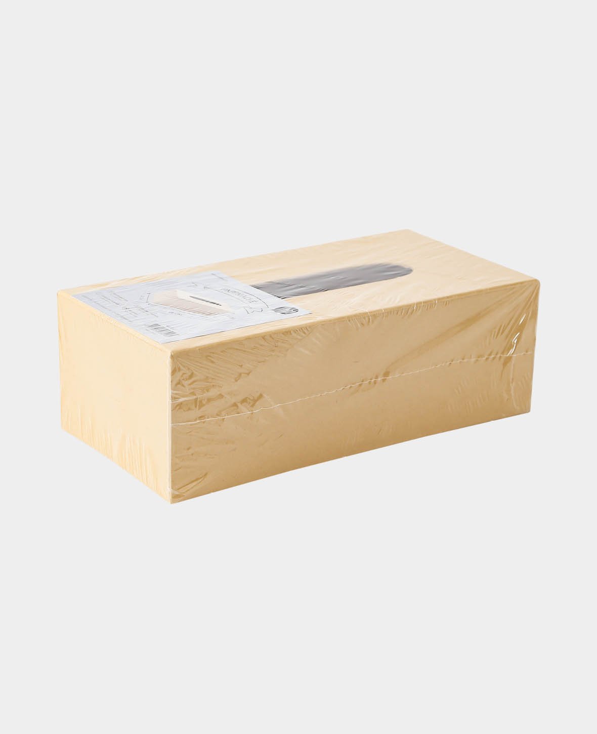 Pappmaché Kosmetiktuchbox, Braun, 24 x 8 x 12 cm