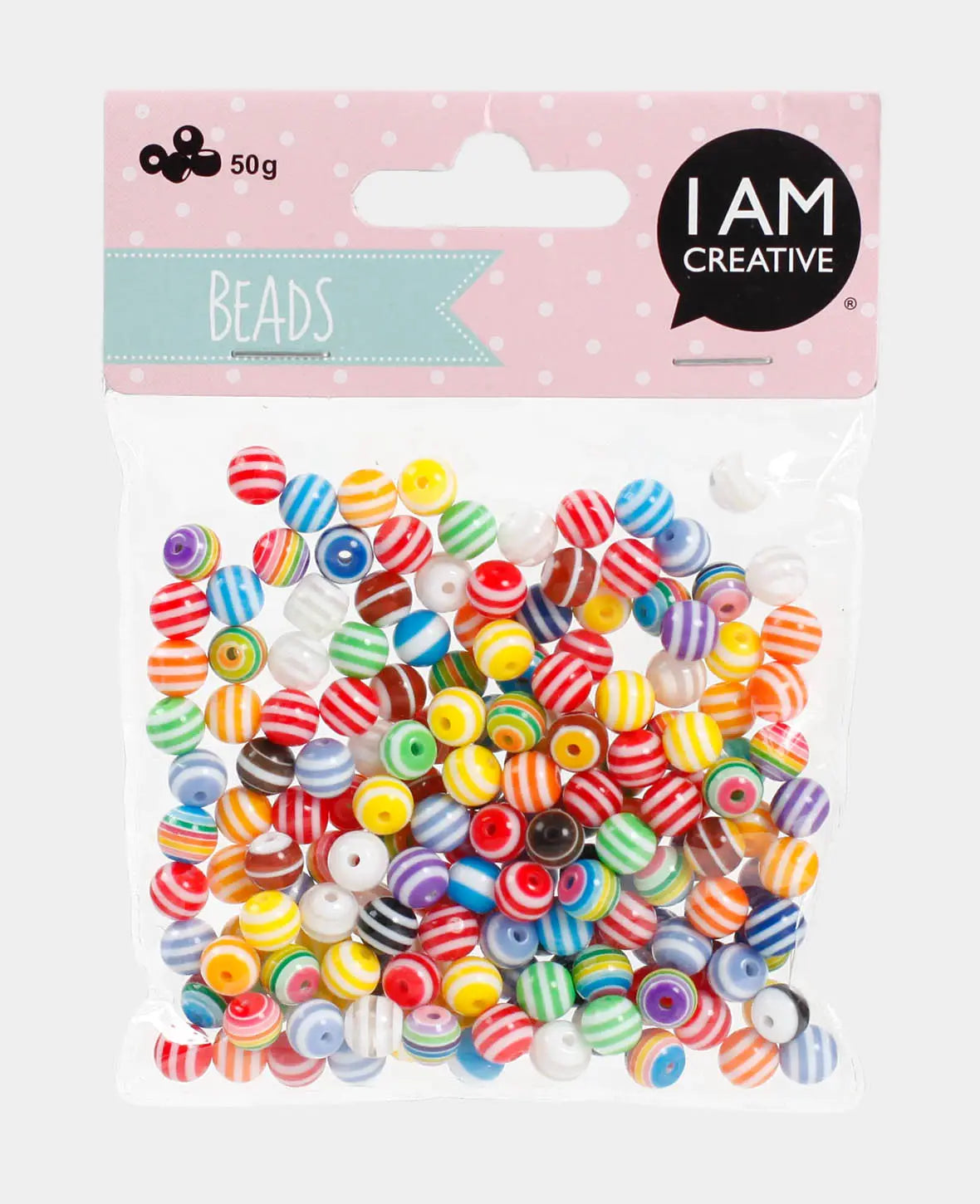 Children's Bead Mix II, ø 8 mm, colorful, 50 g