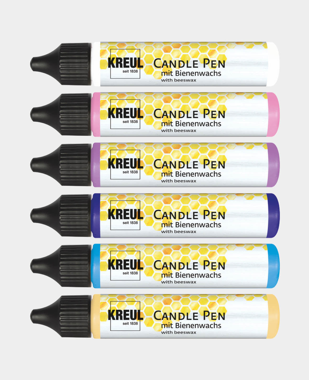 Candle Pen Set Hello Baby, Bunt, 6 x 29 ml