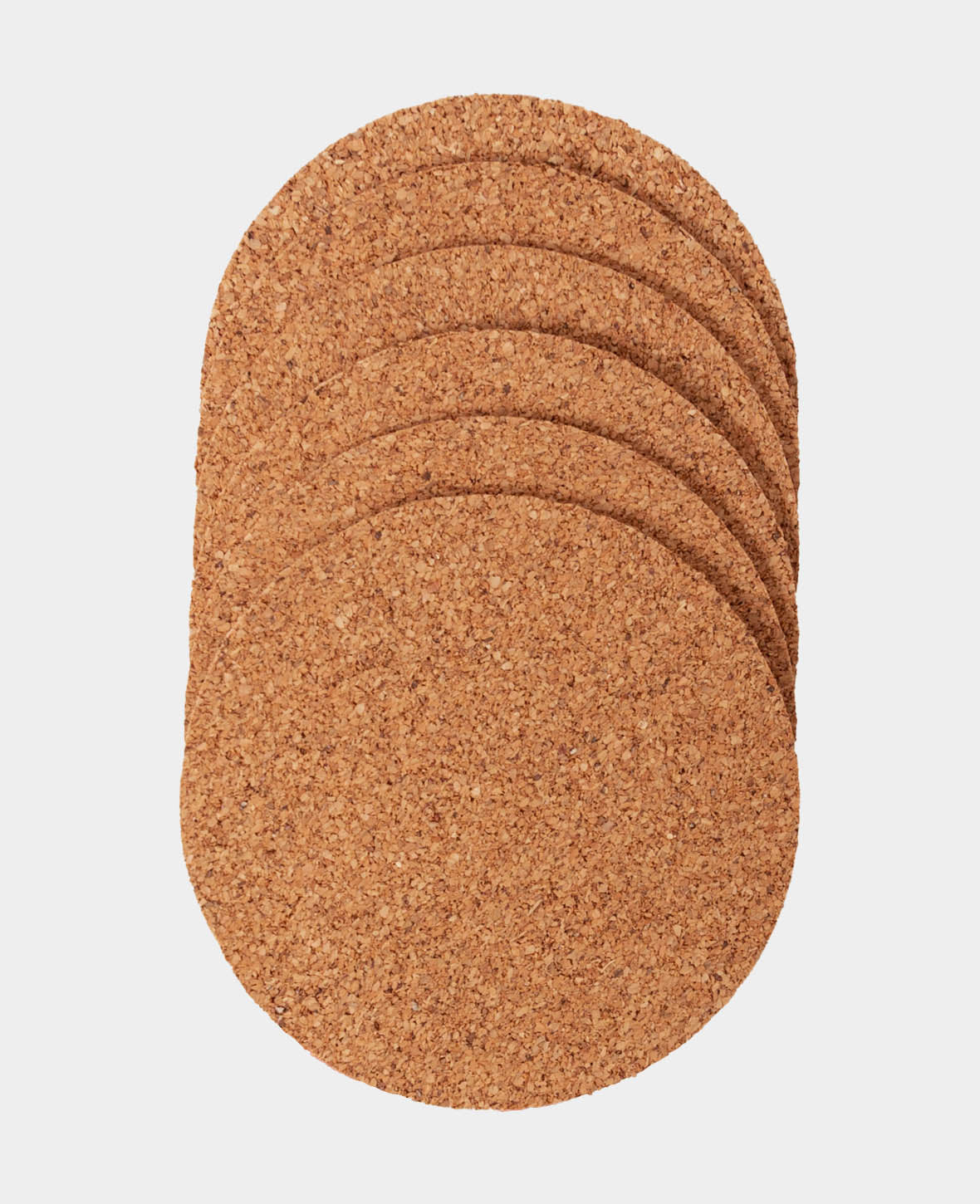 Korkplatten Rund, ø 9 x 0.3 cm, Braun, 6 Stk.
