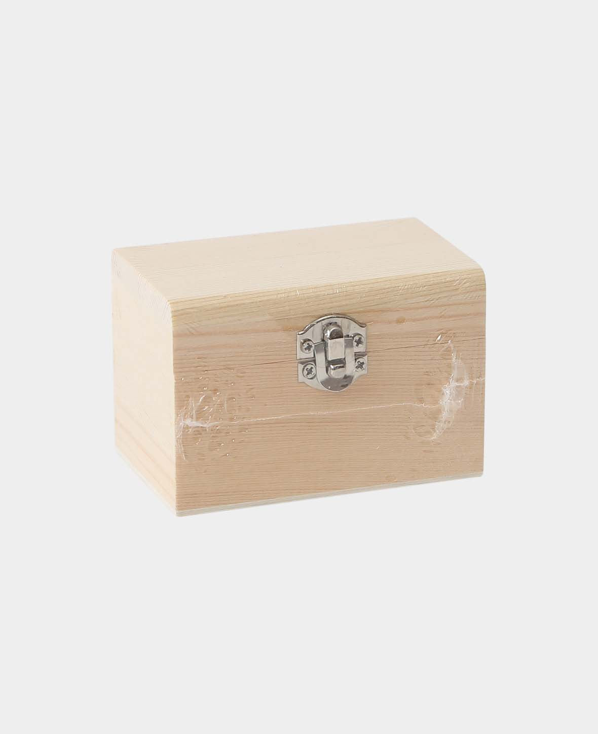 Boîte en bois, Marron, 9 x 6 x 5.5 cm