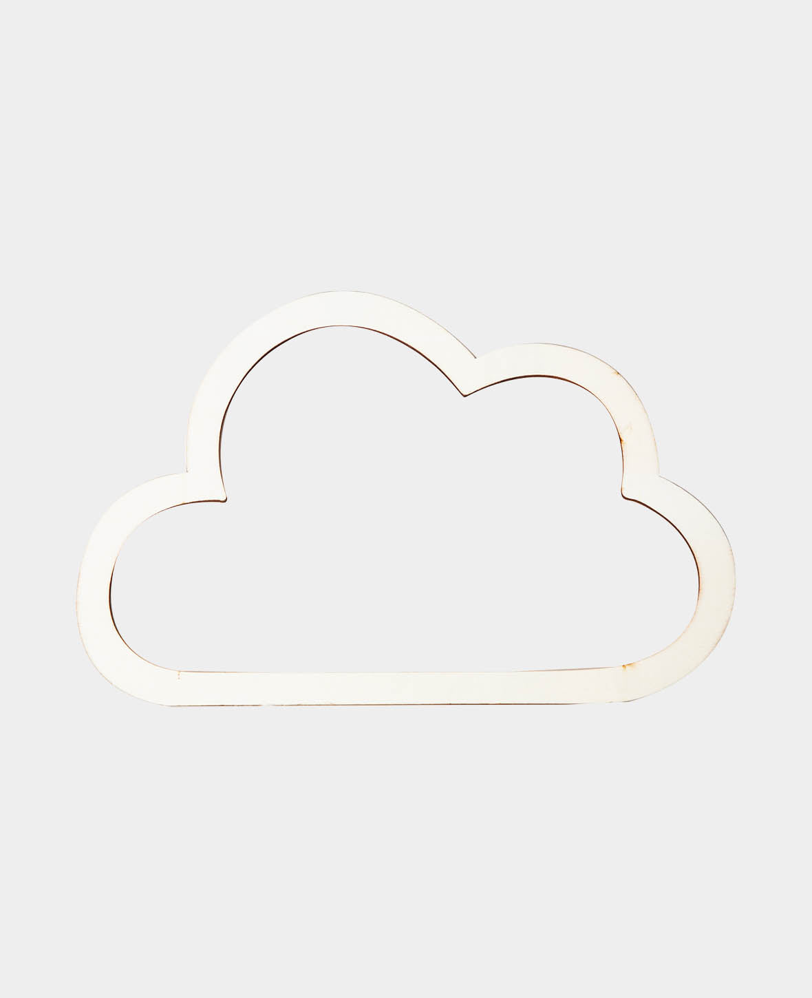Nuage de bois, marron, env. 25 x 16 x 0.4 cm, 1 pc.