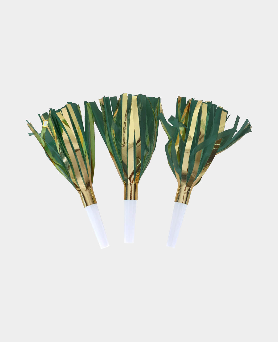 Let’s Celebrate Fransen-Tröten, Mint & Gold, 16.5 cm, 5 Stk.