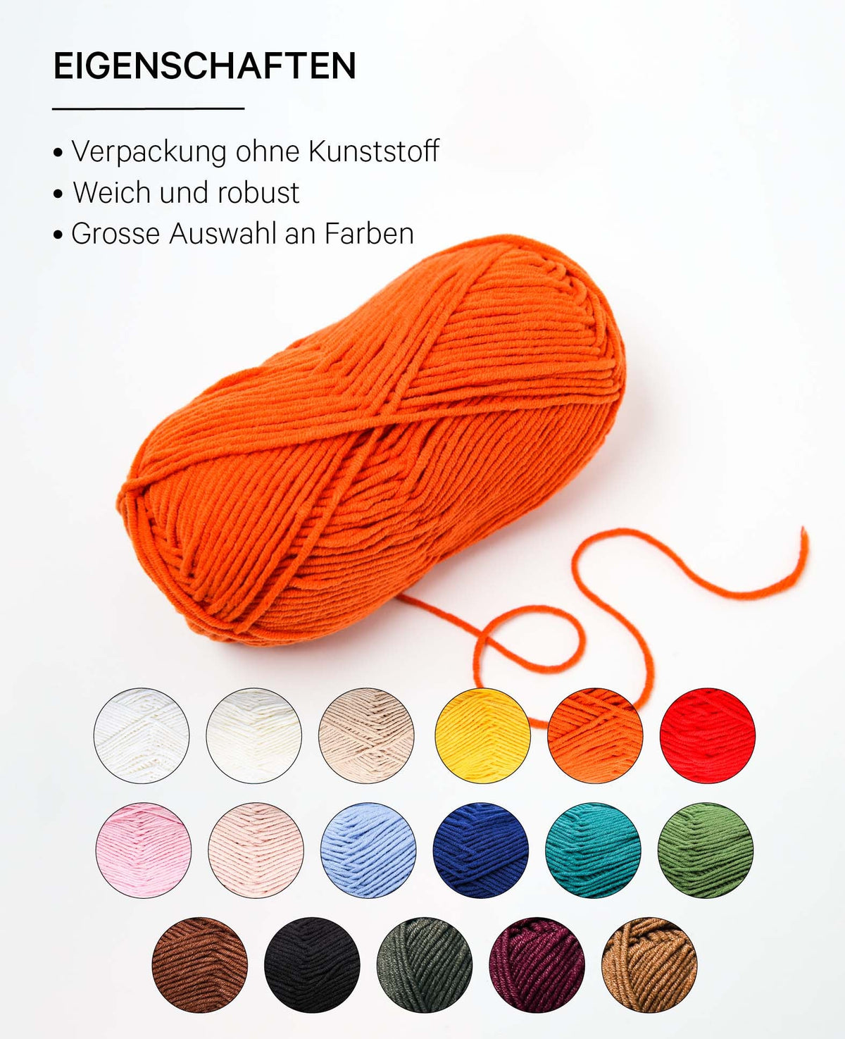 Comfort rusty, Lalana Reddish, 3 mm x approx. 160 m, approx. 100 g
